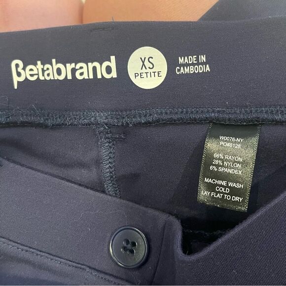 Betabrand Straight-Leg Classic Dress Pant Yoga Pants Size XS Petite - Picture 8 of 9